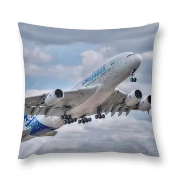 Airbus A380 - Възглавница за излитане Декоративни Калъфки за възглавници За Дивана, Изработени по поръчка Възглавница Снимка