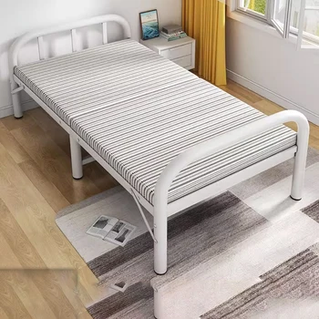 Модерни Детски Единични Легла Метални Безопасни Компактни Минималистичные легло в скандинавски стил, Евтини мебели за спалня Cama De Solteiro за деца