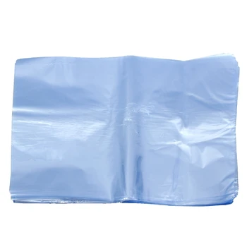 100шт PVC Термосвиваемо пакети с плоско Уплътнение Опаковъчна хартия 8 