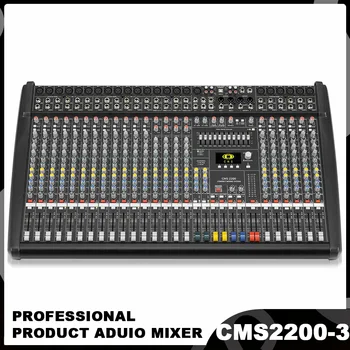 CMS2200-3 CMS2200 CMS 2200 Професионални Миксиране на звук 22 Канал Аудио Смесител, Звукови конзола за Сцена DJ Live Show
