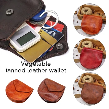 Кожена Кесия за монети, чантата копчета, чанта за карти, лесна чанта за съхранение, държач за карти, Ретро малък портфейл, чанта за карти, компактен и лесен