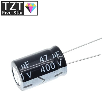 TZT 10шт 400V 47UF електролитни кондензатора 47UF 400V 105C 16x25mm