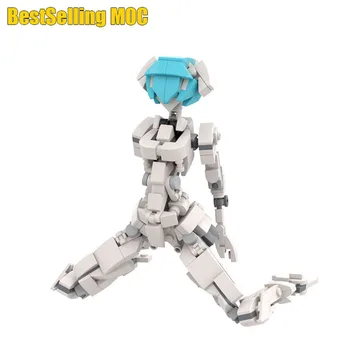 MOC Mobile Suit Момиче Женски робот Модел на Робота за момичета Модулен механизъм с подвижни стави 229 бр. Строителни играчки