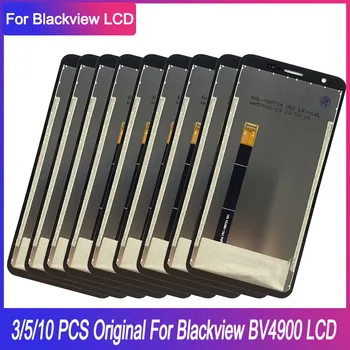 3/5/10 бр./лот LCD дисплей за Blackview BV4900 Оригинален LCD дисплей със сензорен екран и цифров преобразувател в събирането на