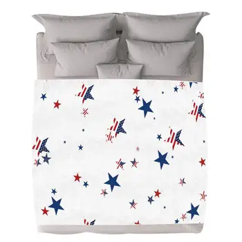 Одеяло с участието на американското знаме от 4 юли, Патриотични одеяло със звездна флага, Преносими Одеяло с 