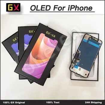 GX LCD и OLED Екрани За iPhone X XR XS XSMax 11 12 Mini Pro MAX 13 3D Дисплей Сензорен екран Дигитайзер В Събирането на Резервни Части