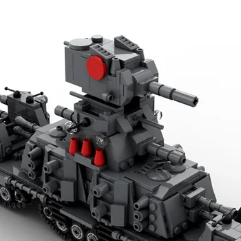 Направи си САМ Творчески Строителни Блокове В Събирането на MOC Военен Танк СССР KV-44 Сверхтяжелая Модел на Танк САМ В Събирането на Стволови Комплекти Играчки