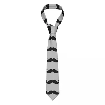 Забавна вратовръзка с Мустаци и брада за мъже и жени, вратовръзки от полиестер 8 см за мъжките и тесни копринени костюми, Аксесоари Gravatas Business