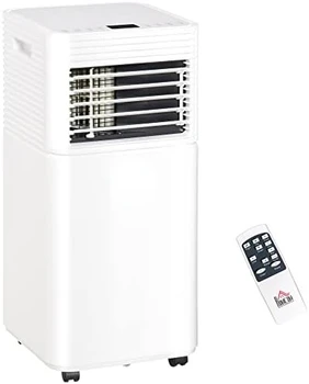 Безплатна доставка, мобилен преносим климатик BTU на охлаждане, изсушаване и вентилация, преносим единица променлив ток с дистанционно управление