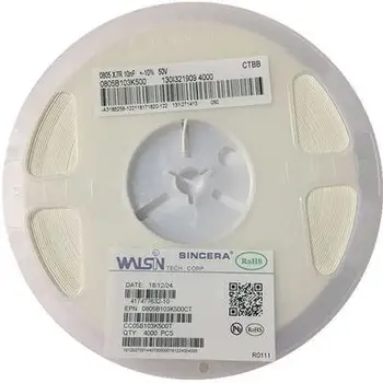 50 В 470pF 2% 0402 C0G 0402N471G500CT Чип-кондензатори SMD Walsin