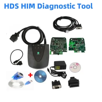 Най-Новият V3.104.24 HDS HIM За Диагностика Honda системен инструмент За Honda Интерфейсен модул + скенер RS232 с OBD2 кабел HDS J2534