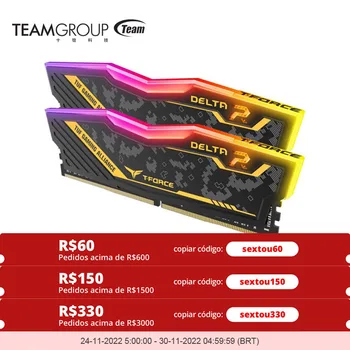 TEAMGROUP RGB Оперативна памет DDR4 16 GB 3000 Mhz, 8 GB, 3200 Mhz T-Force Delta TUF Gaming Alliance Детска Памет за настолни компютри