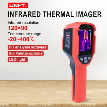 Инфрачервен тепловизор UNIT UTi120S, печатна такса за промишлени изпитвания, 2,4-инчов TFT LCD Ръчно инфрачервен термометър