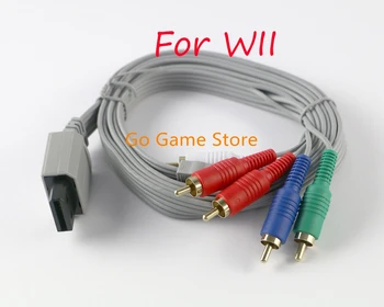 10 бр. за Nintendo Wii 1,8 м компонентен AV кабел с висока разделителна способност 1080i/720p HDTV AV аудио кабел-адаптер кабел тел 5RCA
