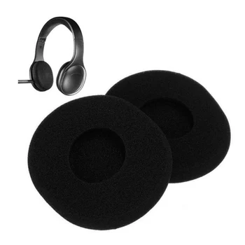 1 Комплект черни Сменяеми губчатых амбушюр, възглавница За слушалки Logitech H800, Директна доставка