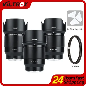 Viltrox 85 мм F1.8 Полнокадровый Портретен обектив с автоматично Фокусиране и Голяма Бленда за Fujifilm XF Fuji X Sony E Nikon Z Mount Camera Lense