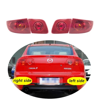 Използва се за Mazda 3 2006-2013 Mazda3, червен прозрачен капак фарове, лампа, дело на гърба на фарове, лампа, дело на обектива