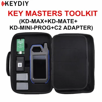 Набор от Инструменти KEYDIY Key Masters включва програмист KD-MAX, KD-MATE и KD PROG MINI + C2 Adpater