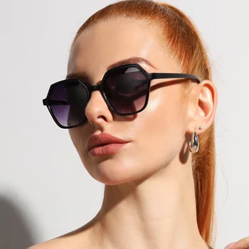 Нови ретро слънчеви очила за жени, европейски и американски персонализирани модерни слънчеви очила