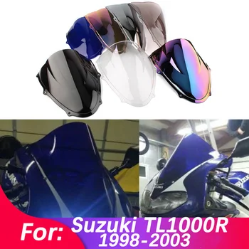 На предното Стъкло на Мотоциклет За SUZUKI TL1000 TL 1000 R 1000R TL1000R 1998-2003 Double Bubble Аксесоари За предното Стъкло Обтекател Дефлектор