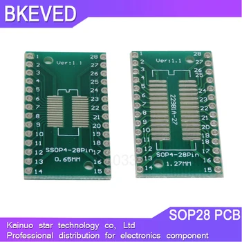 5ШТ TSSOP28 SSOP28 СОП-28 SOP28 на Борда предаване DIP28 DIP Pin Адаптер Стъпки заплата