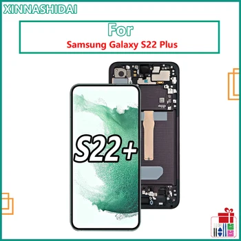 Super AMOLED Дисплей LCD-дисплей За Samsung Galaxy S22 Plus S906 S906B S906U Смяна на Сензорен екран Дигитайзер, Без Изгаряне