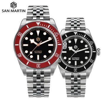 San Martin 2023 Нови 40 мм Мъжки Автоматично механични часовници BB Diver от най-добрите на марката Classic NH35 Sapphire Водоустойчив reloj hombre