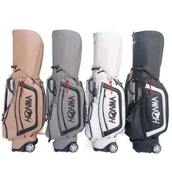Професионална чанта-поставка за голф Honma, Стандартна Водоустойчива Спортна опаковка от изкуствена кожа за пътуване, Аксесоар за тренировки с Голям капацитет