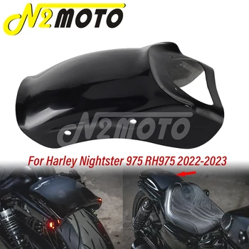 Черно Задно Крило Мотоциклет, Переоборудованное От Фибростъкло FRP, калник на задно колело Мъничетата, Хвостовое Крило На Harley Nightster 975 RH975 2022 2023