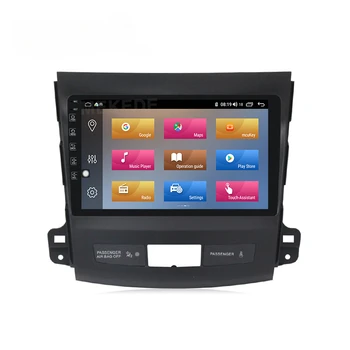 Андроид 10 4core IPS DSP, авто радио, DVD-плейър, за Mitsubishi Outlander 2006-2012 1+16/4+ 64G GPS WIFI BT видео Мултимедия