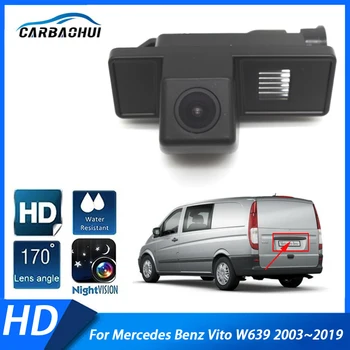 Резервна камера за задно виждане CCD Full HD Нощно виждане За Mercedes Benz Vito W639 2003~2011 2012 2013 2014 2015 2016 2017 2018 2019
