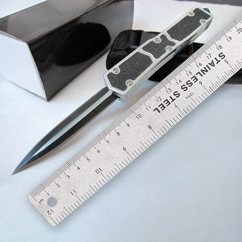 Нож Micro OTF Tech Серия SC 440 Със Стоманени остриета Твърдост 57HRC от Авиационен алуминиева сплав + Стоманена Пясъчната дръжка на Нож за самозащита