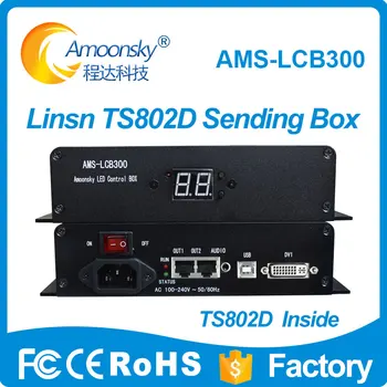 Led билборд Видеостена Конферентни зали Led студиен контролер LCB300 Поставяне TS802D В сравнение с предавателна на подателя Linsn TS852D