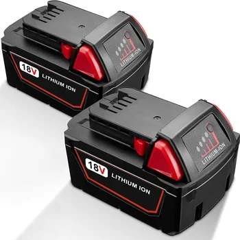 литиево-йонните батерии 18v 6.0 Ah за електрически инструменти Milwaukee M18 Battery 48-11-1850 48-11-1862 48-11-1840 48-11-1828 48-11-1815