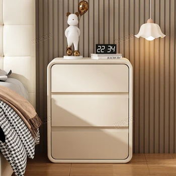 Малка странична масичка за Спални Дървена Бял Тесен Удобен Модерен Тоалетка Скринове Comoda Pra Quarto Nordic Furniture