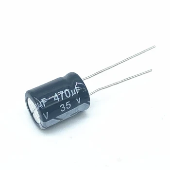 Електролитни кондензатори с високо качество 35V470UF 10*13 мм 470UF 35V 10*13