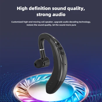 Безжични слушалки Bluetooth версия 5.0, ушите, Тъчпад Бизнес хендсфри Слушалки, Спортни Слушалки За всички смартфони, Слушалки W9