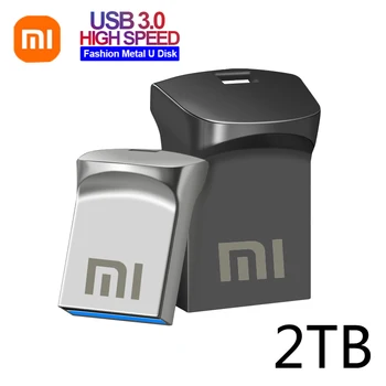 Xiaomi Mini 2 TB 3,0 Супер Метален USBфлэш-диск 1 TB Флаш памет Високоскоростна карта памет 512 GB U-диск, Карта 3,0 Memoria USB