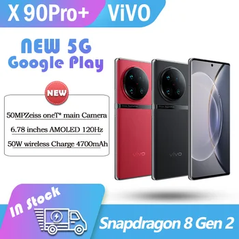 Нов ViVO X90 PRO + Plus 5G Snapdragon8 Gen2 120 Hz AMOLED GooglePlay NFC ОТА 80 W 4700 mah Оригинален V2227A Android 13 OriginOS 3