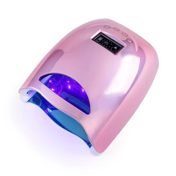 2022, Безжична Магическа Розова простор за Гел-лак за нокти, Безжична Акумулаторна UV led лампа 48 Вата за професионално салон