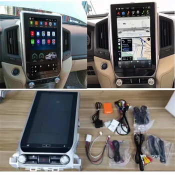 15,4-инчов Екран Tesla Android13 Главното устройство За Toyota Land Cruiser 200 LC200 2008-2019 Радио GPS Навигация Авто Мултимедиен Плеър
