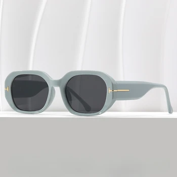 Дамски Луксозни модни квадратни слънчеви очила, Дамски ретро черни очила нюанси UV400, мъжки тенденция слънчеви очила Gafas De Sol