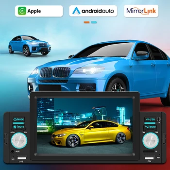 5-Инчов Автомобилен MP5 плейър HD CarPlay Android Автоматично мултимедиен плеър, съвместим с Bluetooth Преносим авто стереосистемный сензорен екран Mirrorlink