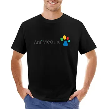 Тениска с логото на Ani'Meaux, красиви блузи, тениски с къс ръкав и графика, летни потници, мъжки тениски, комплект