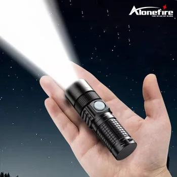 Акумулаторна батерия за преносим led фенерче с увеличение P200 Flash Light Факел Фенер 3 Режима на осветление Къмпинг Light Мини led фенерче X50