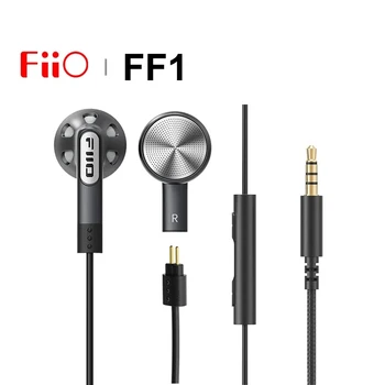 FiiO FF1 14.2 mm Динамичен водача Отворени Слушалки Hi-FI Музикални Слушалки с Кабел с бас 0,78 mm Сменяем кабел с Вграден микрофон контрол