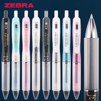 Гел химикалка ZEBRA SARASA JJZ49, бързосъхнеща, срещу умора, 0,5/0,4 мм, черна химикалка за подпис, Канцеларски материали, Офис аксесоари Back To School