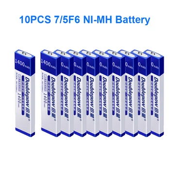 10шт 1,2 На 1400 mah Акумулаторна батерия 7/ 5F6 NI-MH Батерия за CD-плейър, Walkman плейър, батерия за дъвки