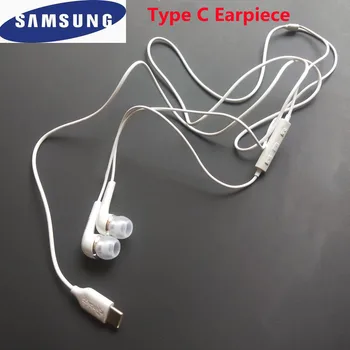 Оригинална Слушалка Samsung A54 A8S S23 Type C За Galaxy S20 S21 S22 Ultra Note 10 Плюс 20 A90, Кабелни Слушалки с силата на звука на звука с микрофон-вложка