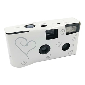 Използвана камера Сватба в насипно състояние 16 Снимки за Еднократна употреба филмова камера от милиметъра сувенири за Годишнина от сватба, подарък